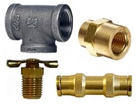 Brass, Stainless, Composite & Iron Pipe Fittings
